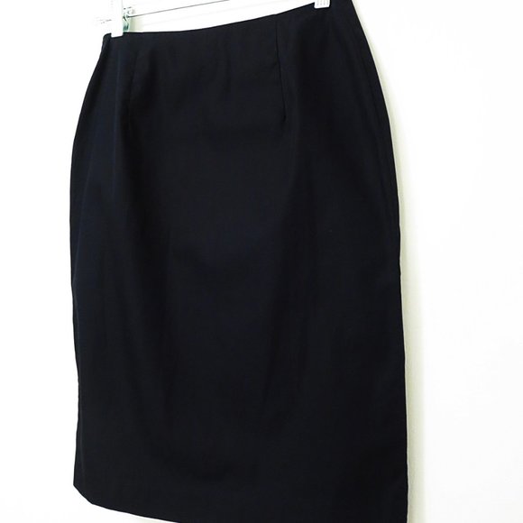 Vintage Button Up Skirt Uniform Pencil Skirt - 25" - Picture 5 of 6